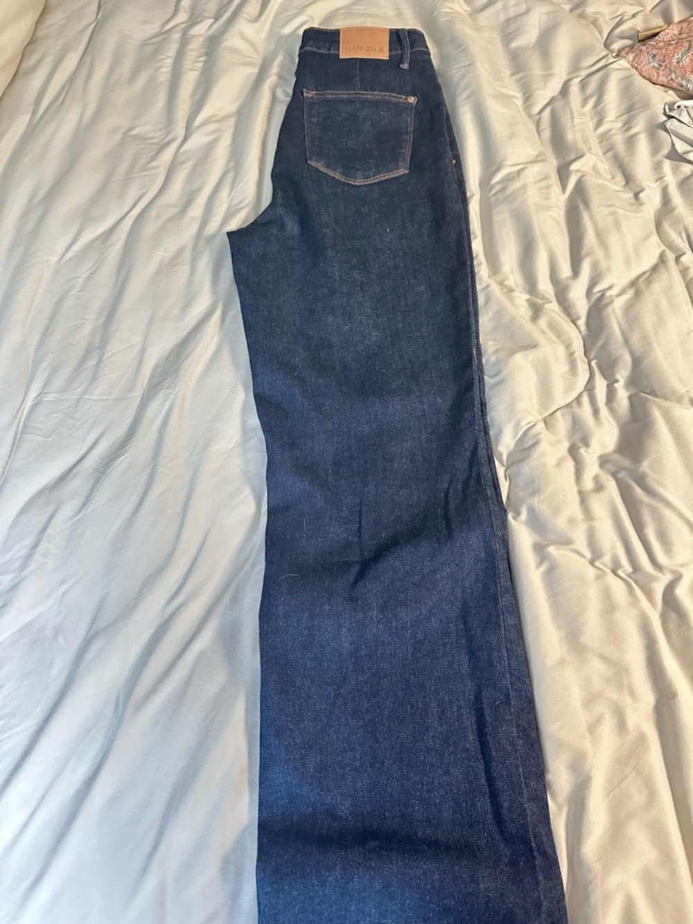 Judy Blue Dark Indigo Wide-Leg Jeans